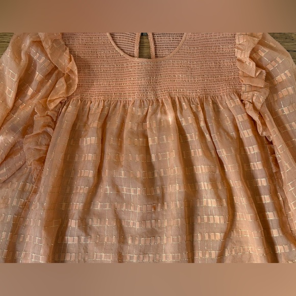 Joie Ruffle Long Sleeve Blouse - Size Medium - Picture 2 of 4